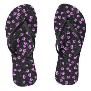 Chinelos Bluebells à meia-noite, Harebeldes, Flores 2