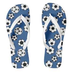 Chinelos blues de futebol