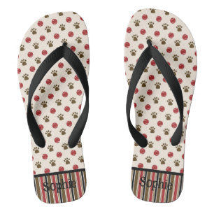 Chinelos Bolas e patas