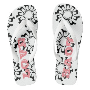 Chinelos Boston Terrier Love