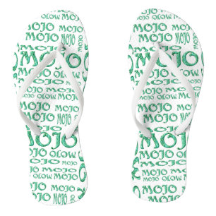 Chinelos brancos mojo