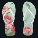 Chinelos Bridesmaid Wedding Chintz com Flor bonito<br><div class="desc">Correspondente a Bridesmaid, Chinelos do Partido de Honra Bridal para um casamento ao ar livre, jardim ou praia. Sem ferir os pés e estabelecer o clima para todo o casamento. Peônias modernas e bonito de flores estilizadas em cores frescas brilhantes especialmente perfeitas para casamentos de Primavera ou Verão. Este Conjunto...</div>