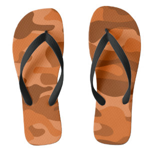 Chinelos Camo Monocolor Laranja Espanhol