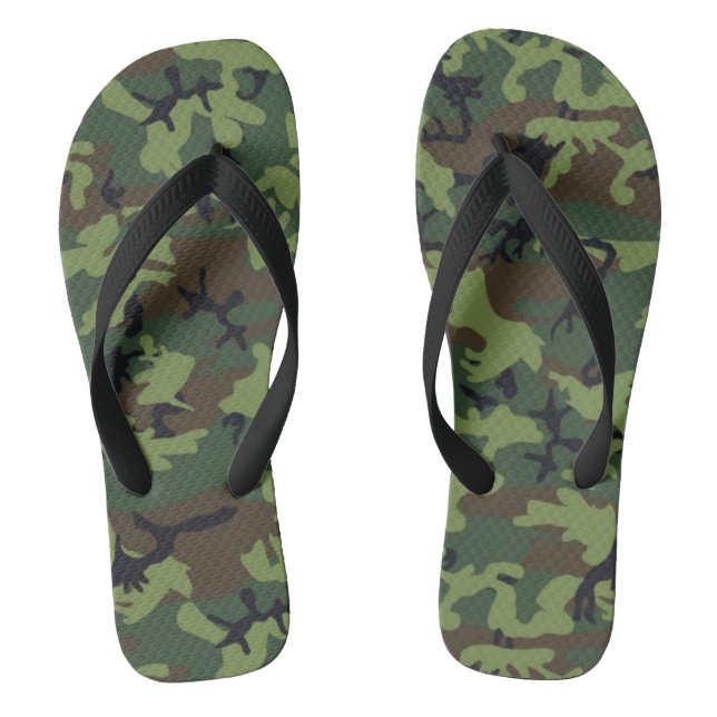 Chinelos Camuflagem (Pé da cama)