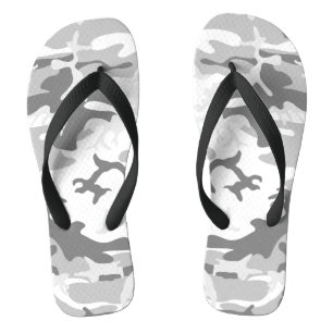 Chinelos Camuflagem de Cinzas de inverno, Militar, Exército