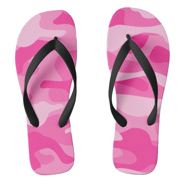 Chinelos Camuflagem Monocor Rosa Persa (Pé da cama)