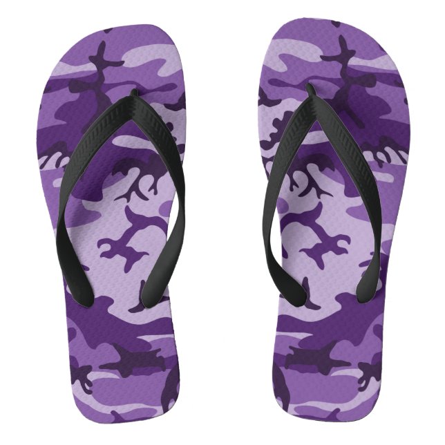 Chinelos Camuflagem Roxa, Militar, Exército (Pé da cama)