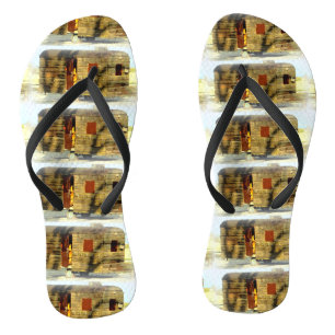 Chinelos Caravana de madeira clássica de conserva