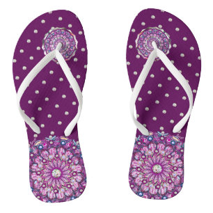 Chinelos Cardinal Red Rosace