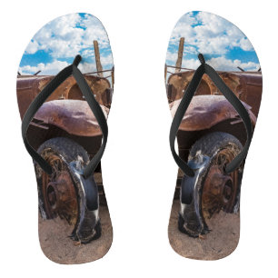 Chinelos Carro antigo e abandonado 3 em Solitaire, Namíbia