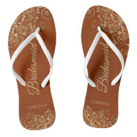 Casamento Elegante de Bridesmaid Laranja Dourado e