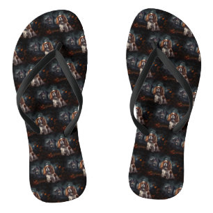 Chinelos Cavalier King Charles Spaniel Halloween Assustador