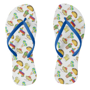 Chinelos Celebração de Cinco de Mayo - Impressão do Partido