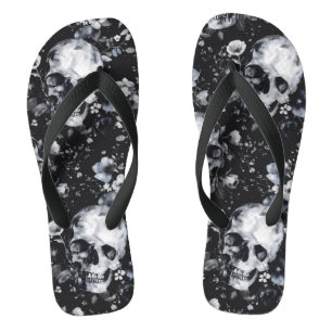 Chinelos Células do Jardim Gótico e Gótico Floral Verão