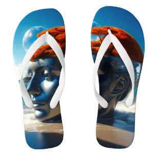 Chinelos Cenas de praia surreal