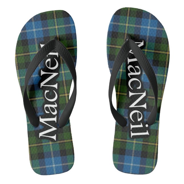 Chinelos Chão-Inchaço Escocês MacNeil Tartan (Pé da cama)