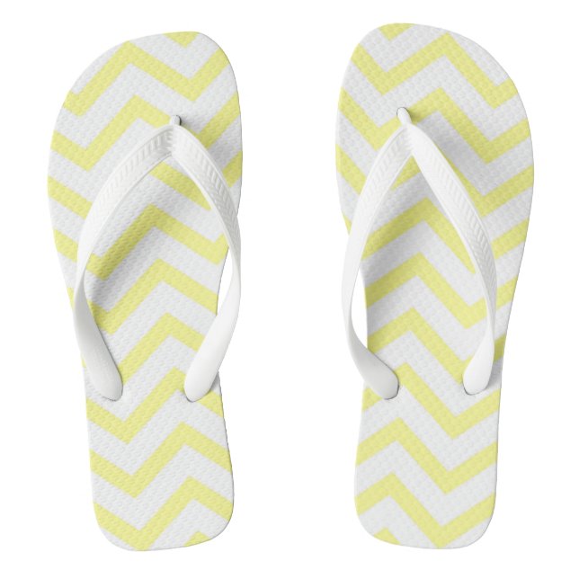 Chinelos Chevron Amarelo (Pé da cama)