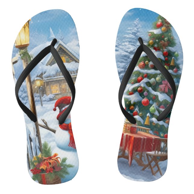 Chinelos Christmas sandals (Pé da cama)