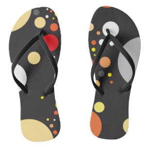 Chinelos Círculos de Dimensões Aleatórias Espalhadas Livrem