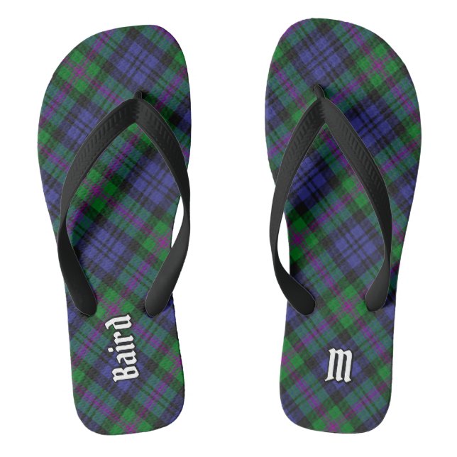 Chinelos Clan Baird Tartan (Pé da cama)