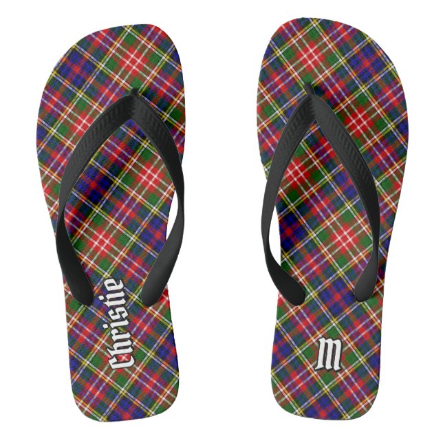 Chinelos Clan Christie Tartan (Pé da cama)