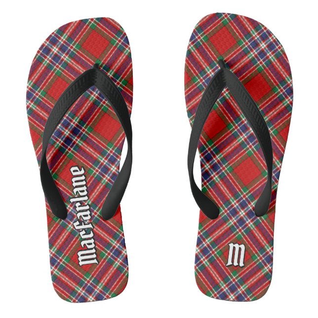 Chinelos Clan MacFarlane Red Tartan (Pé da cama)