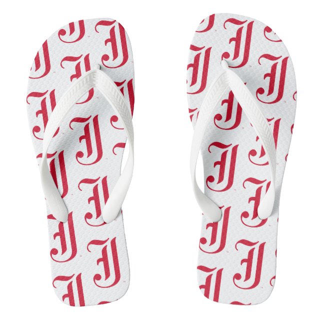 Chinelos Clássico da Jacksonville State University Letra JS (Pé da cama)