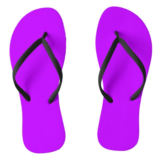 Chinelos Clássico Personalizado Neon Purple (Pé da cama)