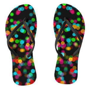 Chinelos Colorida Bokeh Design