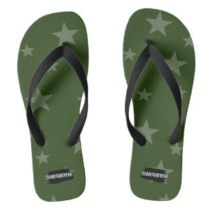 Chinelos com estrelas em qualquer cor HAMbWG Flip 