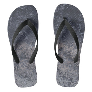 Chinelos com Misturas Abstratas Preto Cinza Bege B