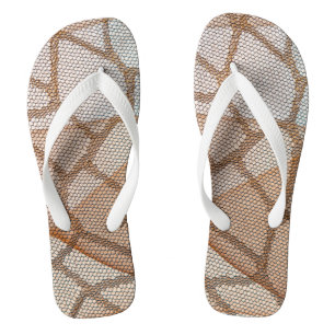 Chinelos Conexão celular via Internet bege