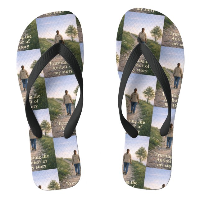 Chinelos Confiando no Autor (Pé da cama)