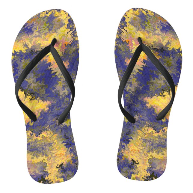 Chinelos Cor acrílica, bronze, Dourado, preto, cristais / (Pé da cama)