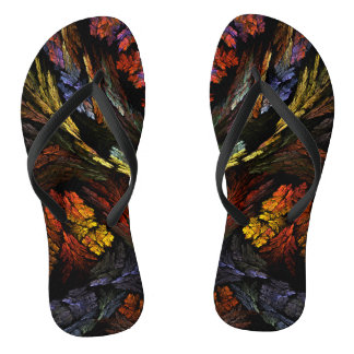 Chinelos Cor Harmonia Abstrato Art