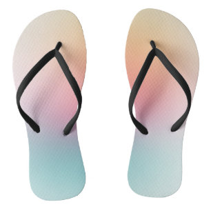 Chinelos Cores do Arco-íris Vermelho Laranja Amarelo Azul R