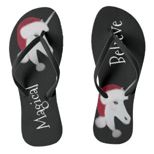 Chinelos Corno de Natal bonito