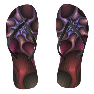 Chinelos Crescimento mágico - Fractal Abstrato moderno col