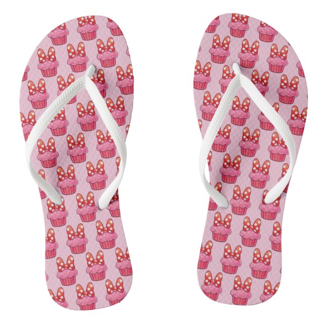 Chinelos Cupcake Flip Flops (Pé da cama)
