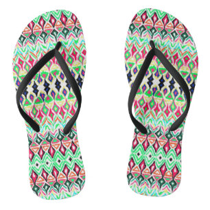 Chinelos Cute colorful pattern