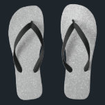 Chinelos da praia da imagem de impressão do brilho<br><div class="desc">O preto do falso e a imagem de impressão do brilho da prata encalham chinelos. Sandálias feitas sob encomenda legal com design dourado. Cores customizáveis do fundo. Faça seus próprios deslizadores do flip-flop da novidade para o verão. Acessórios na moda do surf para mulheres dos homens e miúdos adolescentes. Sparkles...</div>