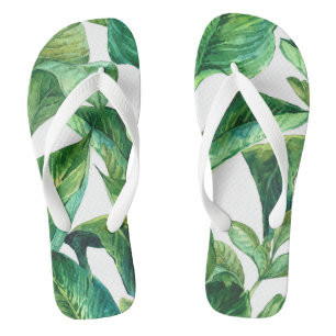 chinelos da selva tropical