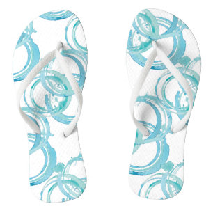 Chinelos de anéis de água