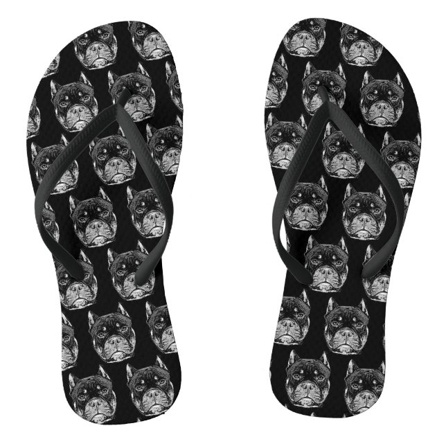 chinelos de cachorro-do-valentão negro-americanos (Pé da cama)