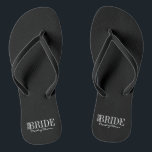 Chinelos de Festa de Madrinha de casamento da Equi<br><div class="desc">Personalize o texto personalizado acima. Você pode encontrar itens de coordenação adicionais na nossa coleção "Para Noiva de Equipe".</div>