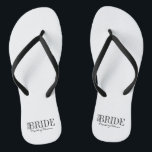 Chinelos de Festa de Madrinha de casamento da Equi<br><div class="desc">Personalize o texto personalizado acima. Você pode encontrar itens de coordenação adicionais na nossa coleção "Para Noiva de Equipe".</div>