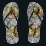Chinelos de Gatsby do art deco do Flapper<br><div class="desc">Projetado pela filha de Frankie. Excelente para dar como o presente para você o art deco dos anos 20 de Gatsby que Wedding o partido nupcial.</div>