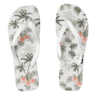 Chinelos de Impressão tropical