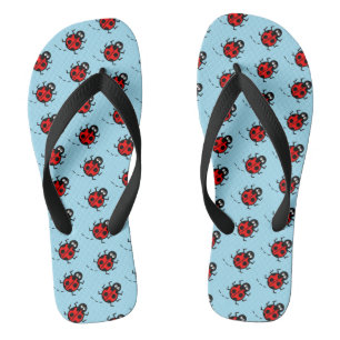 Chinelos de padrão Ladybird