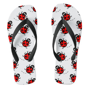 Chinelos de padrão Ladybird